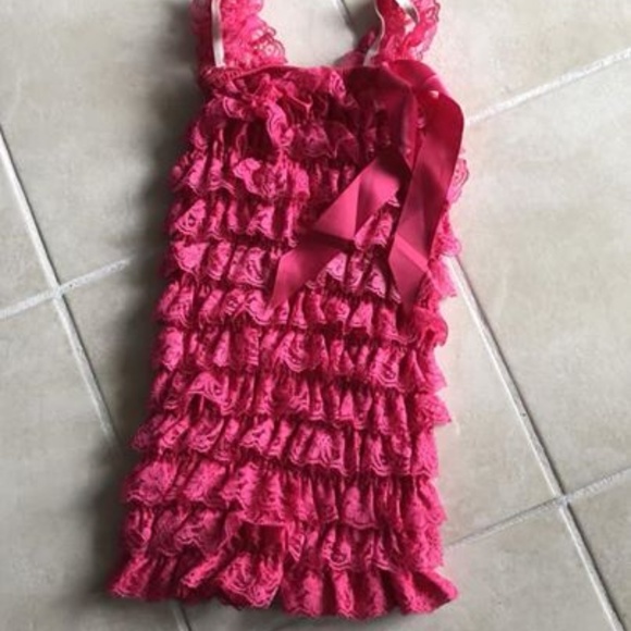 NEW Lace Romper - 4-6 years - Picture 1 of 1